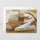 Diverse kazen en brood op tafel briefkaart (Voorkant / Achterkant)