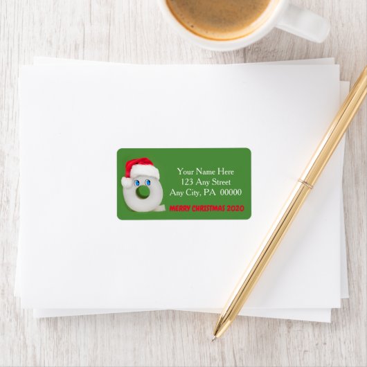 Diverse kerstfeestelijke toiletpapier 2020 etiket (Insitu)