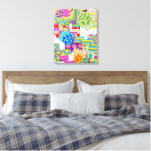 Diverse Kleuren Canvas Afdruk (Insitu (Slaapkamer))