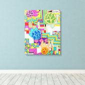 Diverse Kleuren Canvas Afdruk (Insitu (Houten vloer))