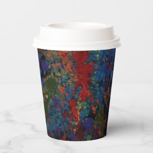 DIVERSE KLEUREN PAPIEREN BEKERS (Achterkant)