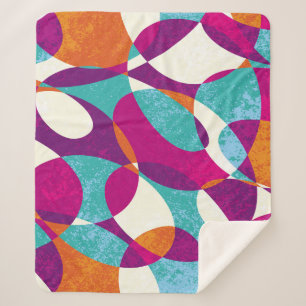 Diverse kleuren,  patroonpatroon collectie. sherpa deken