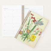 Diverse kleurrijke bloemen en groene Planten Planner (Display)