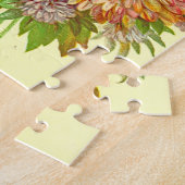 Diverse kleurrijke bloemen ( stijl) legpuzzel (Zijkant)