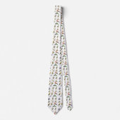 Diverse kleurrijke papegaaien stropdas (Voorkant)