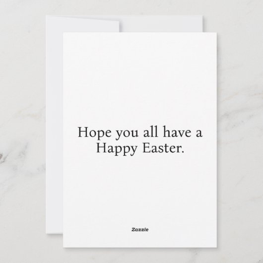 Diverse kleurrijke retro paaseieren feestdagenkaart (Achterkant)