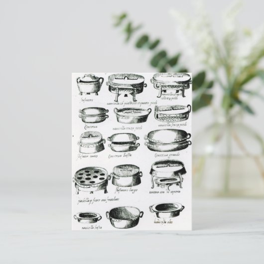 Diverse Kokende Schepen, 1570 Briefkaart (Staand voorkant)