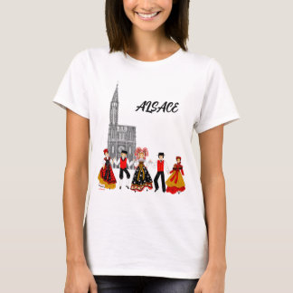 Diverse kostuums uit de Elzas, Frankrijk T-shirt