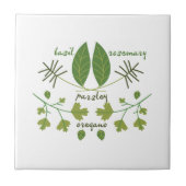 Diverse kruiden tegeltje (Voorkant)