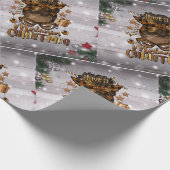 "Diverse lekkernijen: Afrikaans-Amerikaans geïnspi Cadeaupapier (Hoek)