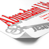 Diverse levensvormen: De toets - v1 (John 10:10) Poster (Hoek)