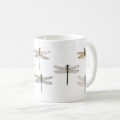 Diverse libellen op een mok... koffiemok (Voorkant rechts)
