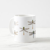 Diverse libellen op een mok... koffiemok (Voorkant links)