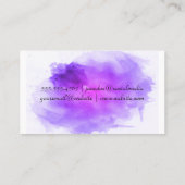 Diverse make-uppenselen | Waterverf Visitekaartje (Achterkant)