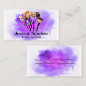 Diverse make-uppenselen | Waterverf Visitekaartje (Voorkant / Achterkant)