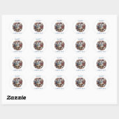 Diverse Medics Patriottische Dag van de Arbeid Tea Ronde Sticker (Vel)