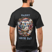 Diverse Medics Patriottische Dag van de Arbeid Tea T-shirt (Achterkant)