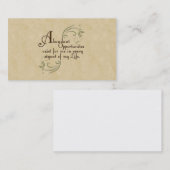 Diverse mogelijkheden Bevestiging/Visitekaartjes Visitekaartje (Voorkant / Achterkant)