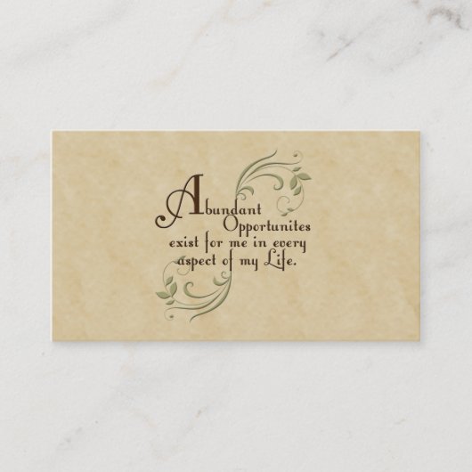 Diverse mogelijkheden Bevestiging/Visitekaartjes Visitekaartje (Voorkant)