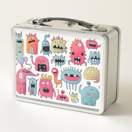 Diverse monsterfiguren (Achterkant)