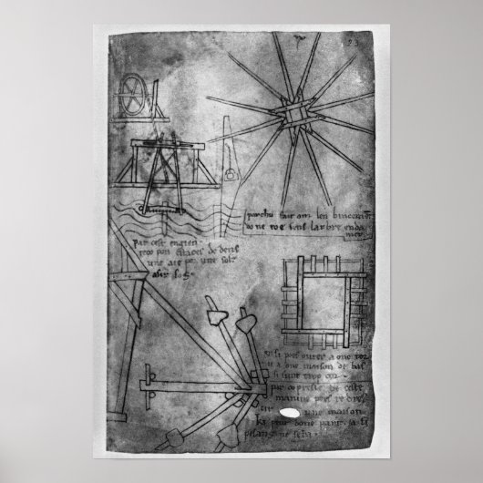 Diverse motoren en instrumenten poster (Voorkant)