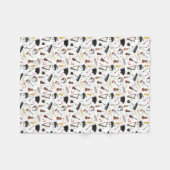 Diverse muziekinstrumenten fleece deken (Voorkant (Horizontaal))