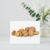 Diverse noten, met inbegrip van hazelnoten walnote briefkaart (Staand voorkant)