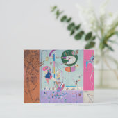 Diverse onderdelen briefkaart (Staand voorkant)