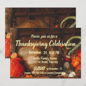 Diverse Oogsten Thanksgiving Aangepast Kaart (Voorkant / Achterkant)