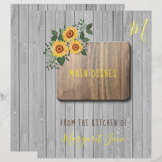 Diverse organisatoren van tuinbouwrecept (Voorkant / Achterkant)