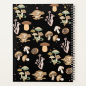 Diverse paddenstoelen gepersonaliseerd planner (Achterkant)