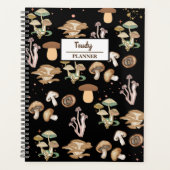 Diverse paddenstoelen gepersonaliseerd planner (Voorkant)