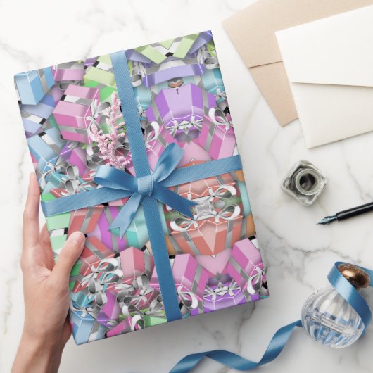 Diverse pakketten cadeaupapier (Geschenken)