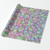 Diverse pakketten cadeaupapier (Uitgerold)