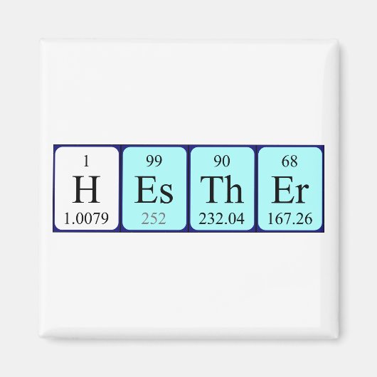 Diverse periodieke lijstnaam magneet (Voorkant)