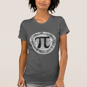 Diverse Pi Day Symbolen Rounds T-shirt