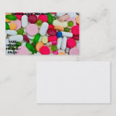 Diverse pil/medicament visitekaartje (Voorkant / Achterkant)