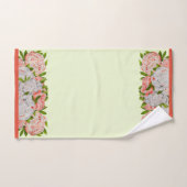 Diverse pioenen op een badkamerhanddoekset bad handdoek (Handdoek)