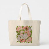 Diverse pioenen op een Jumbo Tas (Achterkant)