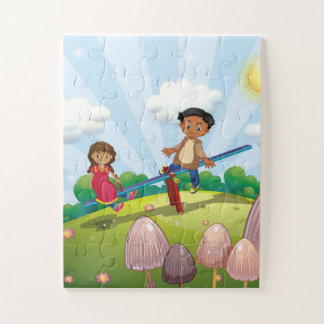 Diverse producten van kinderen — I Love Masala Me Legpuzzel