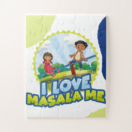 Diverse producten voor kinderen — I Love Masala Me Legpuzzel (Verticaal)