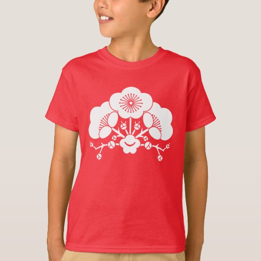Diverse pruimenbloesems t-shirt (Voorkant)