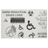 Diverse Punk patches Stof (Fat Quarter)