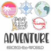 Diverse reisbagage sticker (Voorkant)