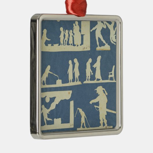 Diverse scènes metalen ornament (Rechts)