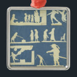 Diverse scènes metalen ornament<br><div class="desc">Diverse scènes,  David en Goliath en vier profielen | van Philipp Otto Runge | Art Location: Hamburger Kunsthalle,  Hamburg,  Duitsland | Duitse kunstenaar | Collectie Afbeelding nummer: XKH141662</div>