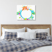 Diverse snoepjes canvas afdruk (Insitu (Slaapkamer))
