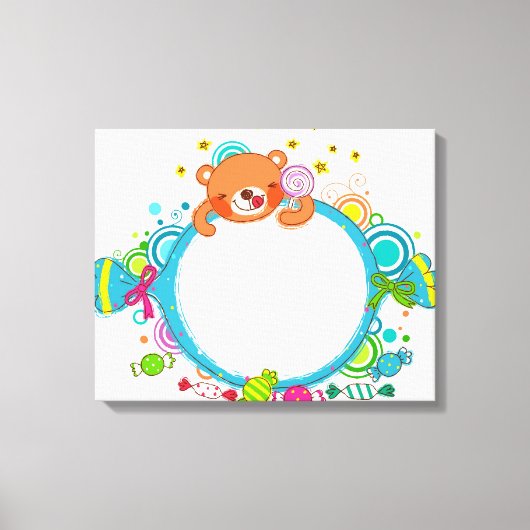 Diverse snoepjes canvas afdruk (Voorkant)