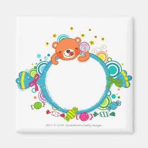 Diverse snoepjes magneet