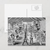 Diverse soorten landbouwmachines briefkaart (Voorkant / Achterkant)